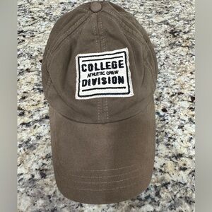 Zara M gorpcore normcore olive green distressed patch adjustable baseball cap